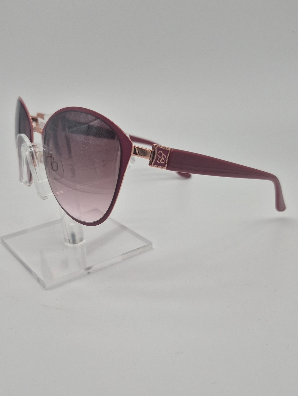 Fashion Cat-Eye Women's Sunglasses in Mauve Pink